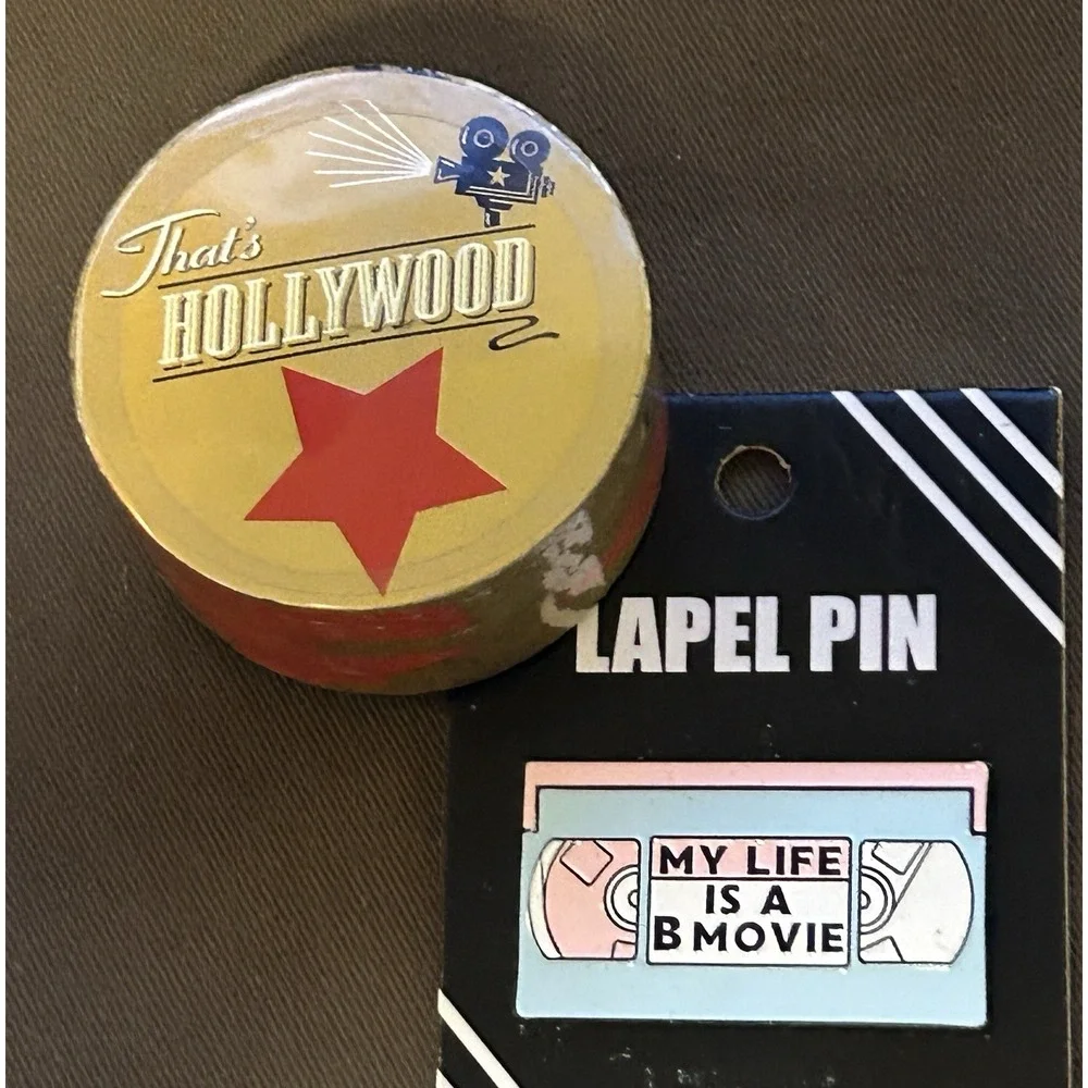 Magic Towel + Lapel Pin - Hollywood Theatre - Movies - Actor - Actress - Movie